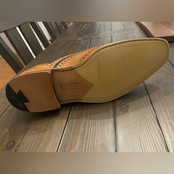 Barker McClean Cedar Calf & Blue Suede shoes - Picture 4 of 7